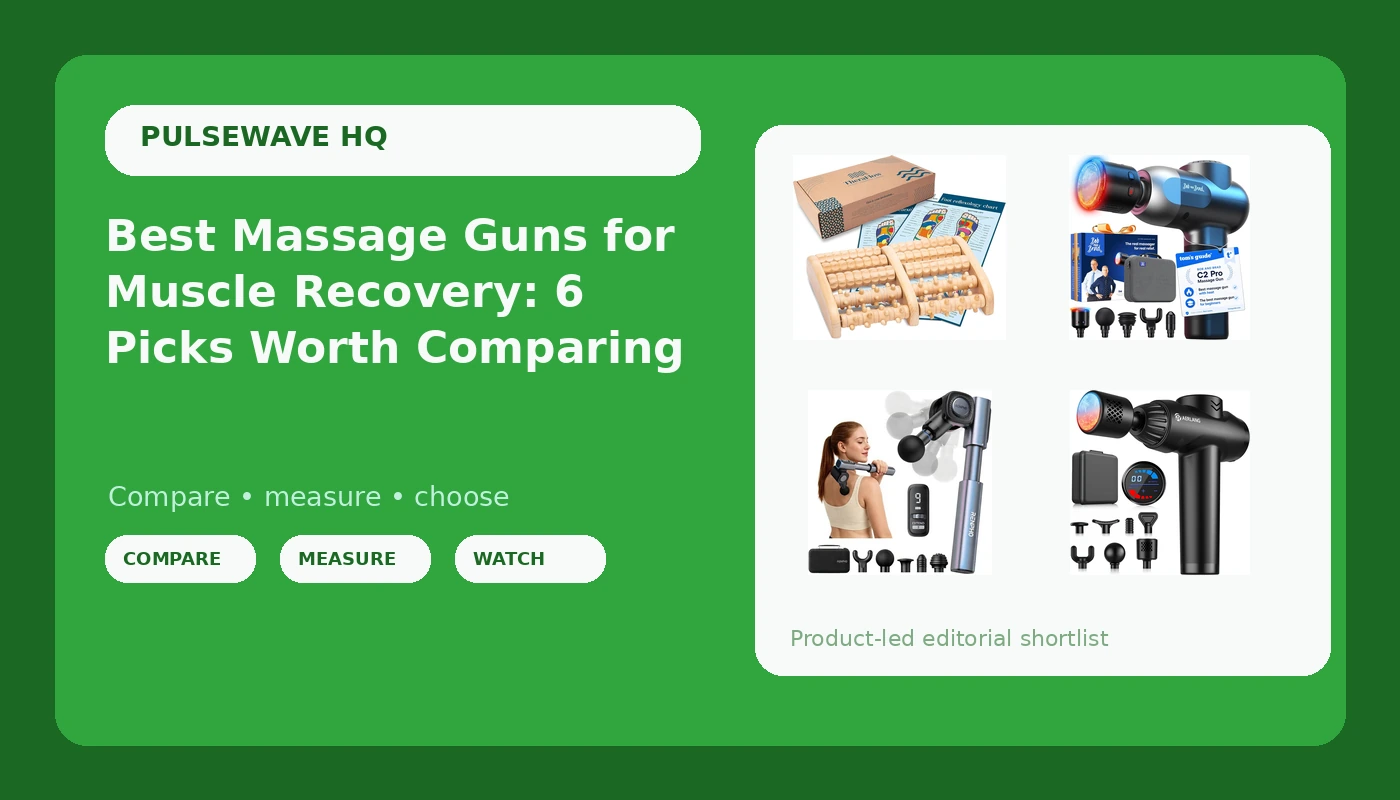 Best Massage Guns for Muscle Recovery: 6 Picks Worth Comparing