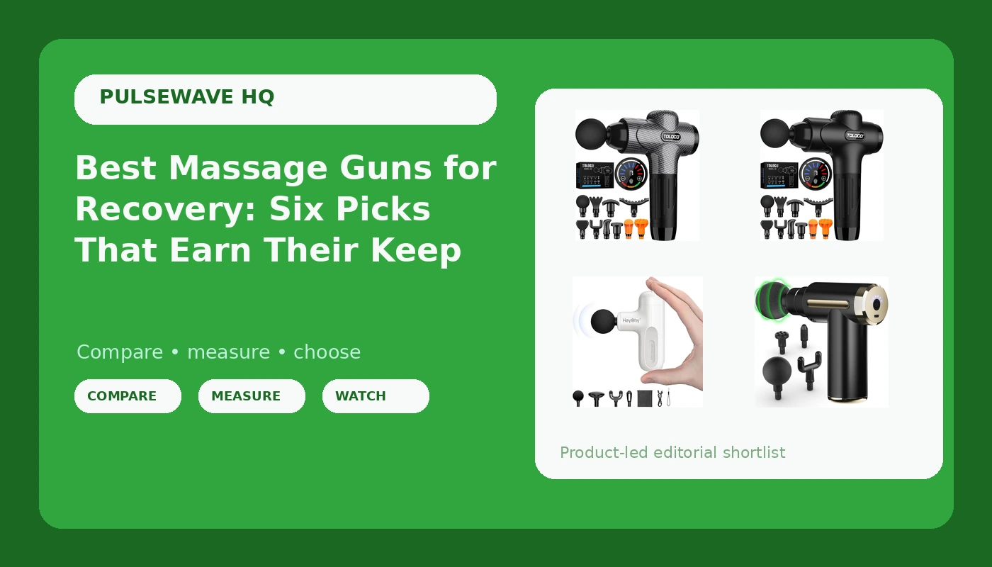 Best Massage Guns for Recovery: Six Picks That Earn Their Keep