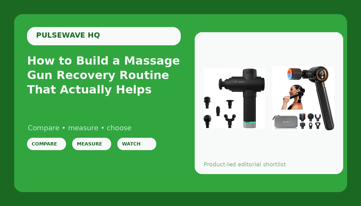 How to Build a Massage Gun Recovery Routine That Actually Helps