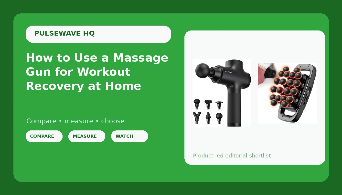 How to Use a Massage Gun for Workout Recovery at Home