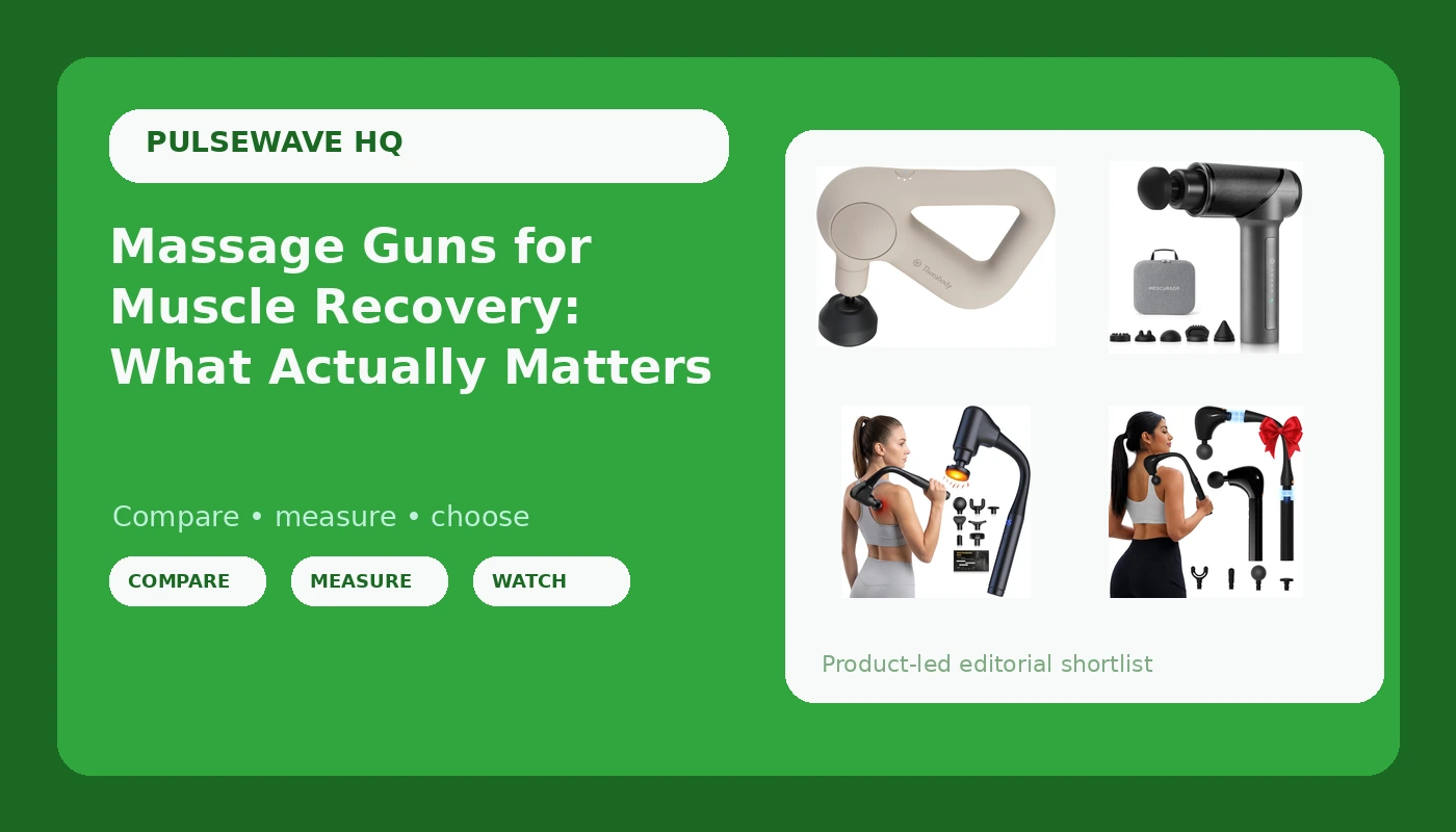 Massage Guns for Muscle Recovery: What Actually Matters