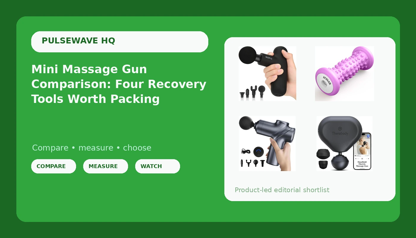 Mini Massage Gun Comparison: Four Recovery Tools Worth Packing