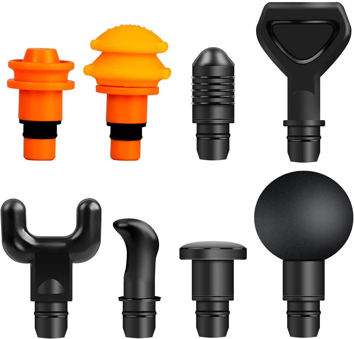 Massage Gun Heads for Hypervolt Go, 8 Pack (B09D8DGJQ5)