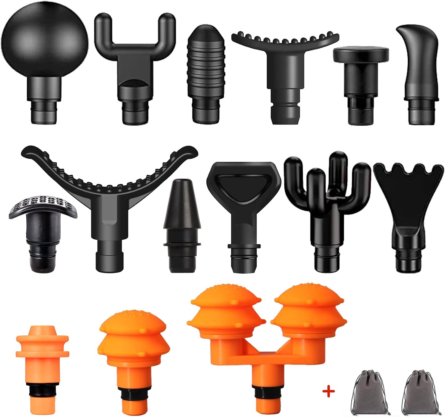 AiRelax Massage Gun Attachments for Hypervolt Go (B09YPTQBCH)