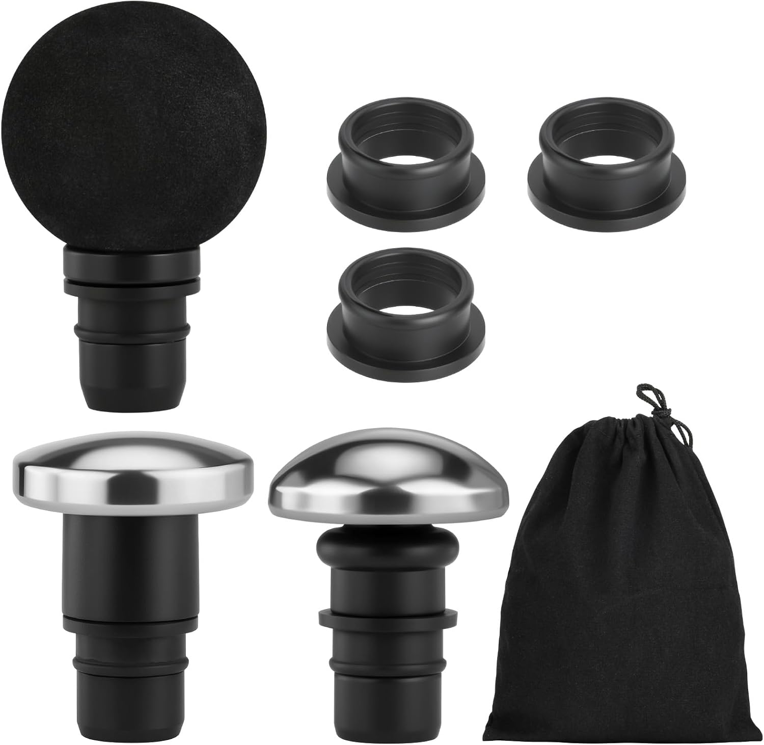 3 Pcs Massage Gun Heads Adapter (B0FX562MHS)