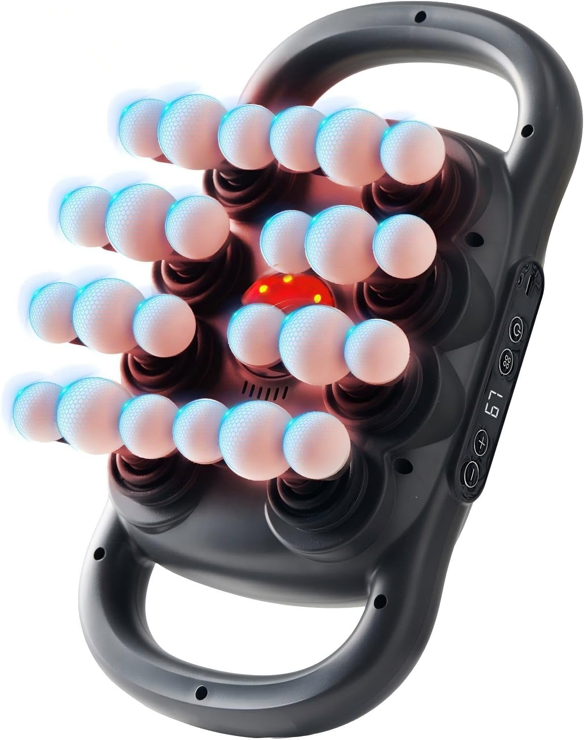 24-Heads Massage Gun Set for Full-Body Recovery, Deep Tissue Percussion Muscle Massager with 9 Modes, Quiet High-Power Back Massager for Gym, Office & Home