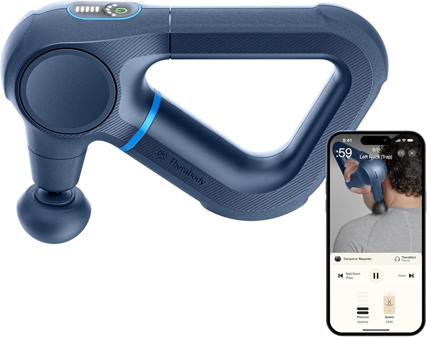 TheraGun Therabody Prime 6th Gen Deep Tissue Massage Gun | Navy
